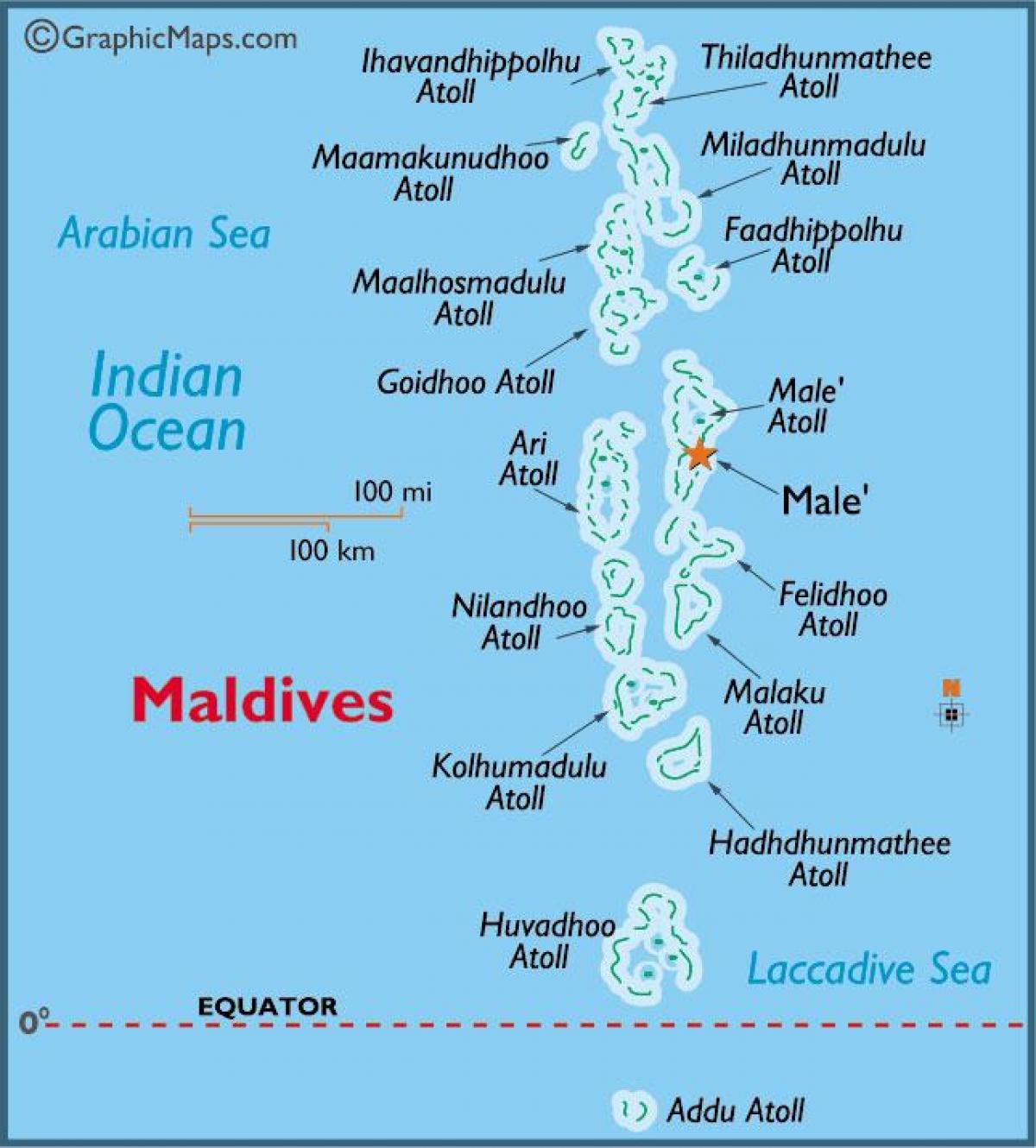 baa atoll malediivit kartta