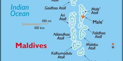 Baa atoll malediivit kartta