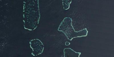 Kartta malediivit satelliitti