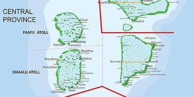 Kartta ferry malediivit
